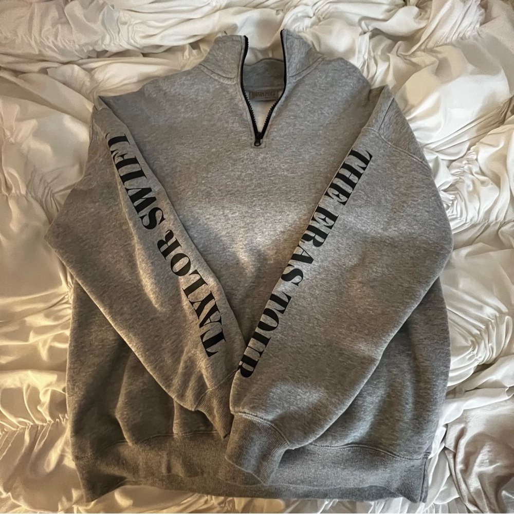 TAYLOR SWIFT ERAS TOUR GREY ZIP UP